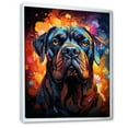 thumbnail image 2 of Designart "Pop Art Majesty Of Mastiff I" Animals Dog Floater Framed Canvas Wall Art, 2 of 5