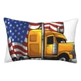 thumbnail image 1 of Fotbe American Truck Funda de Almohada Decorativa Estilo Occidental, Lujo en Algodón, Fundas para Almohadas King, Cojín Estampado para Decoración del Hogar-20"x30", 1 of 6