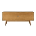 thumbnail image 6 of Walker Edison Mid Century Modern 2 Door TV Stand for TVs up to 60", Caramel, 6 of 15