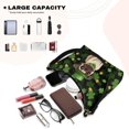 thumbnail image 6 of Eheartsgir PU Leather Hobo Purse Tote for Women, St. Patrick's Clover Pug Lightweight Shoulder Purse for Travel Work, 6 of 8