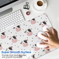 thumbnail image 4 of Long Mouse Pads for Desk,White Cow Head Dot Pattern Desk Mats on Top Of Desks, Desk Mouse Pad Extra Large with 3mm Non-Slip Base and Stitched Edge for Gaming,Office,Work,Home 31.5"x11.8", 4 of 6