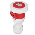 thumbnail image 1 of Conector macho de aviación, 4 pines, 3P+E, CA 380-415 V, 32 A, IP67, resistente al agua, industrial, 1 of 14