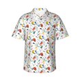 thumbnail image 2 of Yiaed Geometric Retro Print Hawaiian Shirt for Men Short Sleeve Button Down Shirts Beach Shirts for Men-XX-Large, 2 of 5