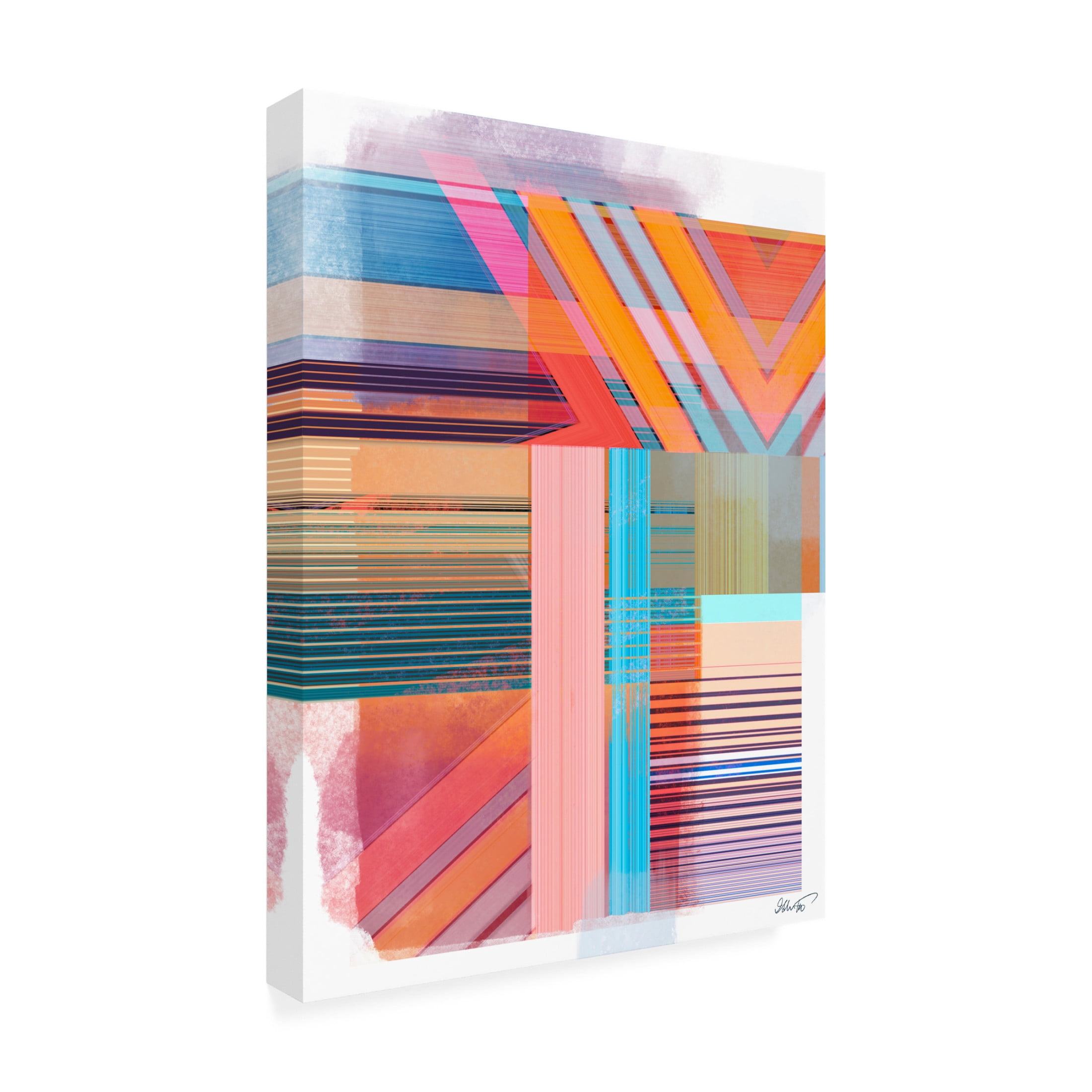 Canvas Wall Art - Ishita Banerjee 'Ephemeral Direction' Wall Art for Living Room, Bedroom, or Office Décor by Trademark Fine Art - 18 x 24 Inches
