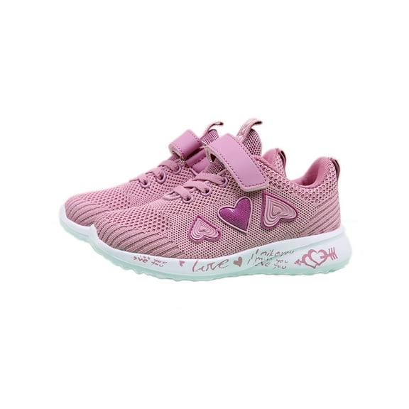 Tanleewa Girls Non-slip Safety Athletic Sneakers Walking Running Child Shoe Size 9.5 Toddler