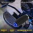 thumbnail image 2 of Motorcycle Shift Pedal Pad Rubber Aluminum Alloy | Gear Shifter Shift Lever Peg Pad Blue 1 Pcs, 2 of 6