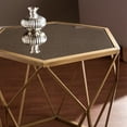 thumbnail image 3 of SEI Furniture Joelle Geometric Accent End Table in Gold, 3 of 5