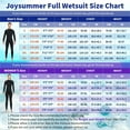 thumbnail image 7 of Owntop 3mm Neoprene Full Wetsuit, Long Sleeve, UPF50+, Thermal Swimwear for Men, Women, Youth, 7 of 7
