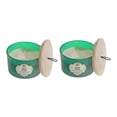 thumbnail image 4 of 14Oz 3 Wick Green Jar Scented Candle With Lid Mimosa - Set of 2, 4 of 4