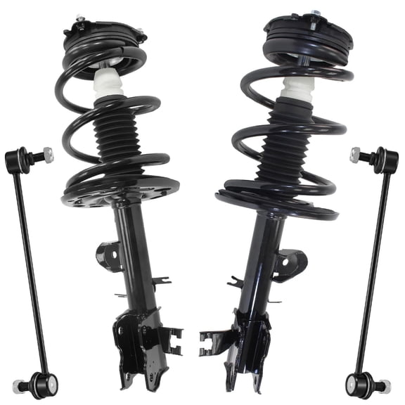 Detroit Axle - 4pc Front Suspension Kit for 2013-2020 Nissan Pathfinder 2014-2024 Murano 2014-2020 Infiniti QX60 2013 JX35, 2 Struts with Coil Springs 2 Sway Bars Replacement