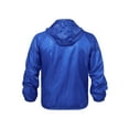 thumbnail image 6 of FANNYC Men's Lightweight Windbreaker Jacket Waterproof Raincoat Outdoor Casual Sports Windbreaker Coat Packable Hooded Zipper Outwear Jacket, 6 of 6