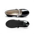 thumbnail image 5 of DREAM PAIRS Girls Dress Shoes Low Heels for Little Big Girl Mary Jane Shoes with Pearl Rhinestones Flower Girl Pumps Princess Wedding Party, 5 of 7
