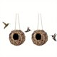 thumbnail image 3 of 2pcs/3pcs/4pcs Hummingbird Nest House, Ball Shape, Hand Woven Hummingbird Houses For Outdoor Garden Yard, 3 of 4