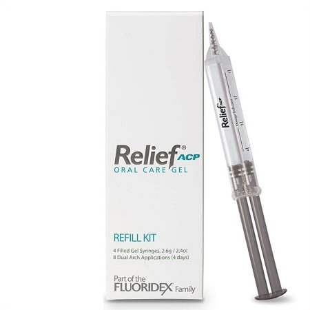 Dental Gum Sensitivity Gel Relief ACP Refill Kit by Philips pack of 4