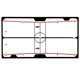 thumbnail image 2 of BEMS-1 Uds. Espejo de práctica de Putt interior y exterior para Golf, izquierda y derecha, 2 of 5