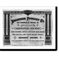 thumbnail image 2 of Historic Framed Print, Dearborn Foundry Co., 1525 Dearborn St., Chicago, Ill., manufacturers of architectural iron works, 17-7/8" x 21-7/8", 2 of 9