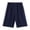 Navy, variant on Liyamei Boys Athletic Basketball Shorts with Elastic Waist for Summer Sports Size 4-14,Black