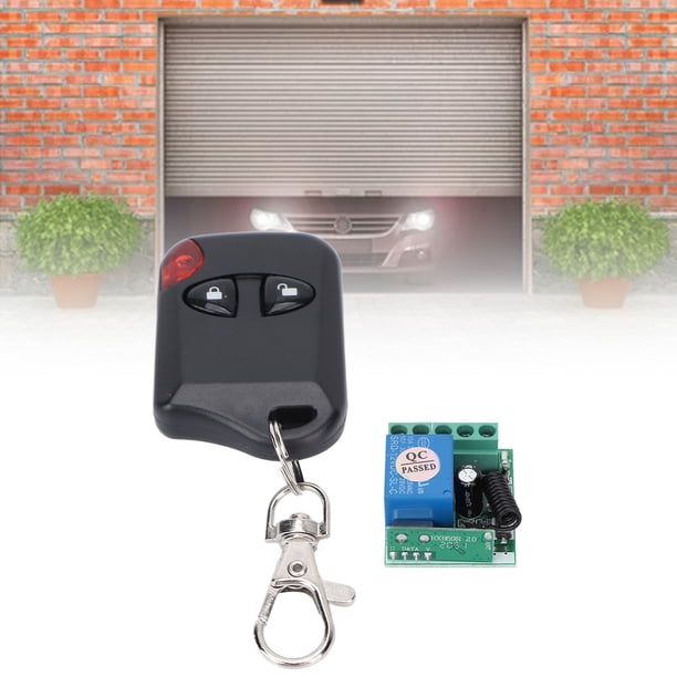 Interruptor Inalámbrico RF De Relé De Un Solo Canal, 433MHz, DC12V, Interruptor De Control Remoto Ajustable Para Puertas Eléctricas
