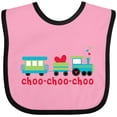 thumbnail image 3 of Inktastic Love Train Boys or Girls Baby Bib, 3 of 4
