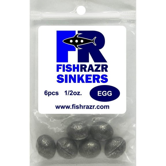 1/2oz Egg Sinker 6 pack