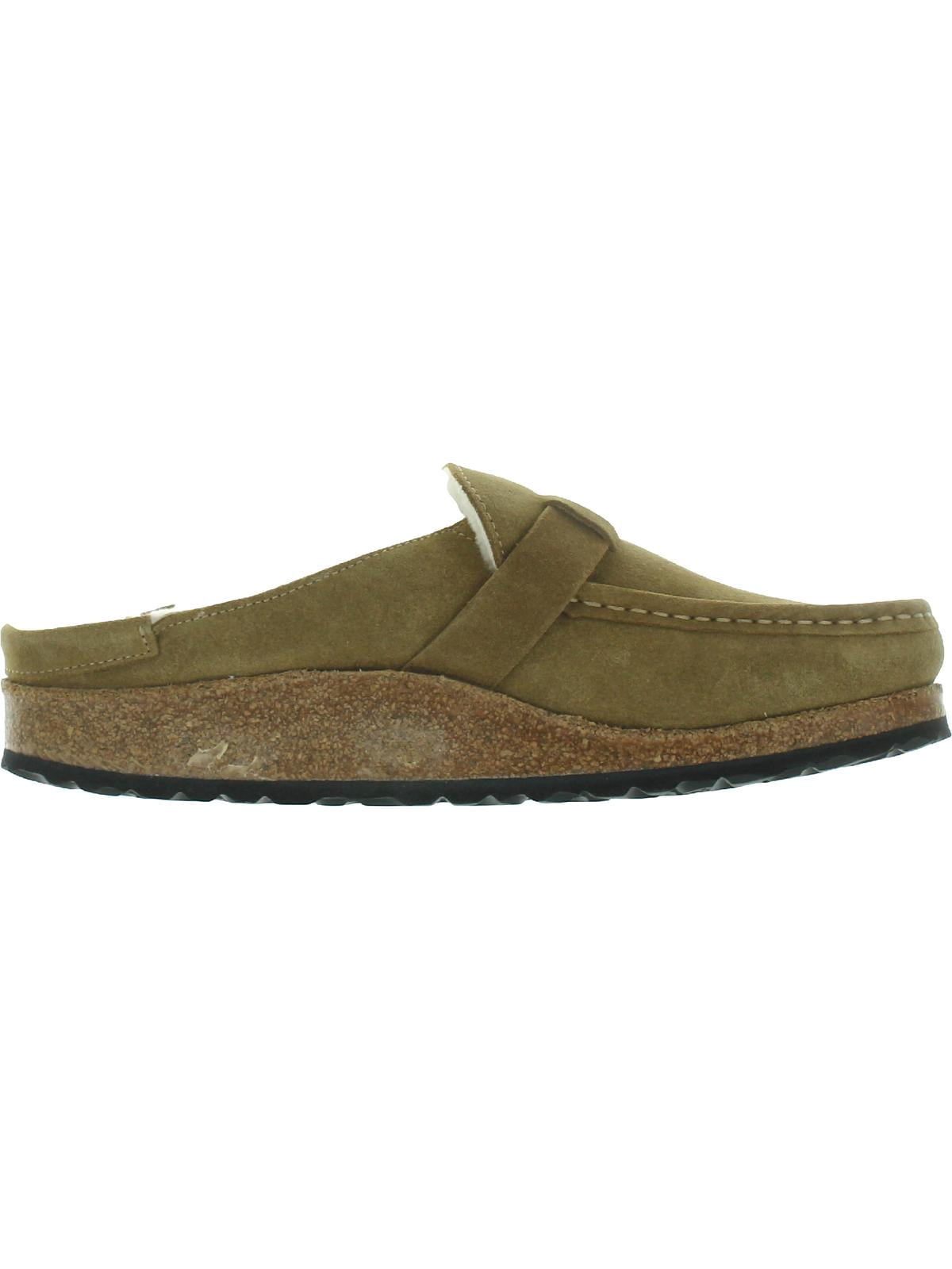 Birkenstock Womens Buckley Shearling Leather Slip On Loafers