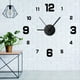 thumbnail image 3 of Reloj de Pared Moderno Sin , con Números 3D Grandes, Ideal para Decorar el Hogar y la Oficina, Color Negro., 3 of 5