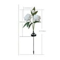 thumbnail image 3 of Usloyux Under $5 Outdoor Decoration Solar Stake Lights,Solar Flower Garden Lights,Single Head Solar Peony Light,26.77 Inch Long Waterproof LED Landscape Light for Pathway Walkway Patio Lawn Garden, 3 of 6