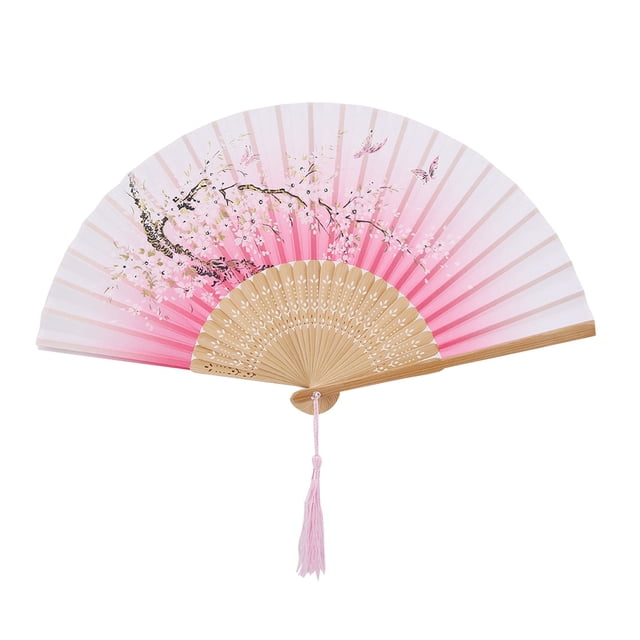 Spptty Folding Hand Fan Wedding Party Gift Dance Props Home Office Decoration, Hand Fan, Folding Hand Fan