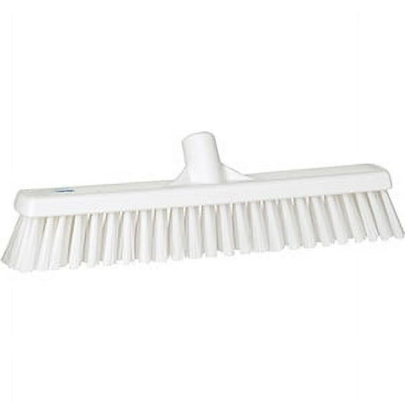 Vikan 16" Combo Push Broom- Soft/Stiff - White (1 Unit)