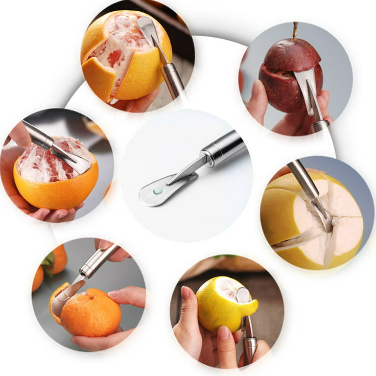 2XCitrus Peeler Ring Finger Held Orange Peeler Citrus Slicer Ring Shape  Peeler