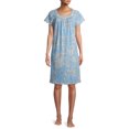thumbnail image 6 of Secret Treasures Women's and Women's Plus Traditional Flutter Sleeve Knit Sleepwear Gown, 6 of 6