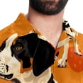 thumbnail image 5 of Spotted Dog Men's Short Sleeve Casual Printed Button Down Beach Shirts, 5 of 6