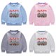 thumbnail image 1 of juego periférico niños algodón manga larga camisa básica lindo estampado Tops niños y niñas ropa Casual ropa de hogar regalos, 1 of 5