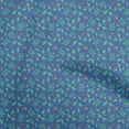 thumbnail image 1 of oneOone Rayon Medium Blue Fabric Floral Craft Projects Decor Fabric Printed By The Yard 56 Inch Wide, 1 of 4