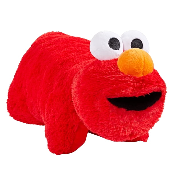 Almohada de Peluche Pillow Pets Elmo Plaza Sésamo para Niños de 3+ Años