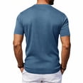 thumbnail image 5 of LODIENY Men's Short Sleeve Workout Shirts Dry Fit Lightweight Moisture Wicking Athletic Tops Crew Neck Running Gym Summer Casual Tees Blue XL, 5 of 9