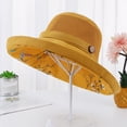 thumbnail image 3 of Women Mesh Sun Hats Summer Beach UV Protection Packable Wide Brim, 3 of 3
