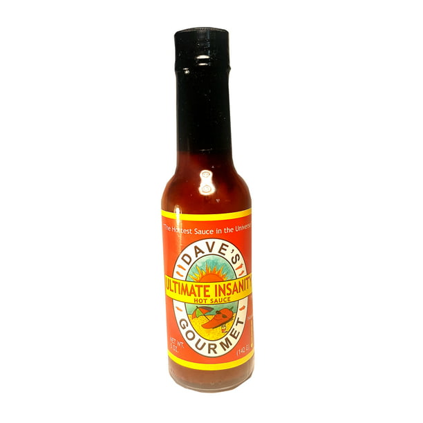 Dave's Gourmet Ultimate Insanity Hot Sauce (Hottest) 5 Oz. - Walmart ...
