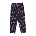 thumbnail image 4 of Xecao Vintage Rose Women's Straight Lounge Pajama Pants: The Epitome of Relaxed Sleepwear, 4 of 9
