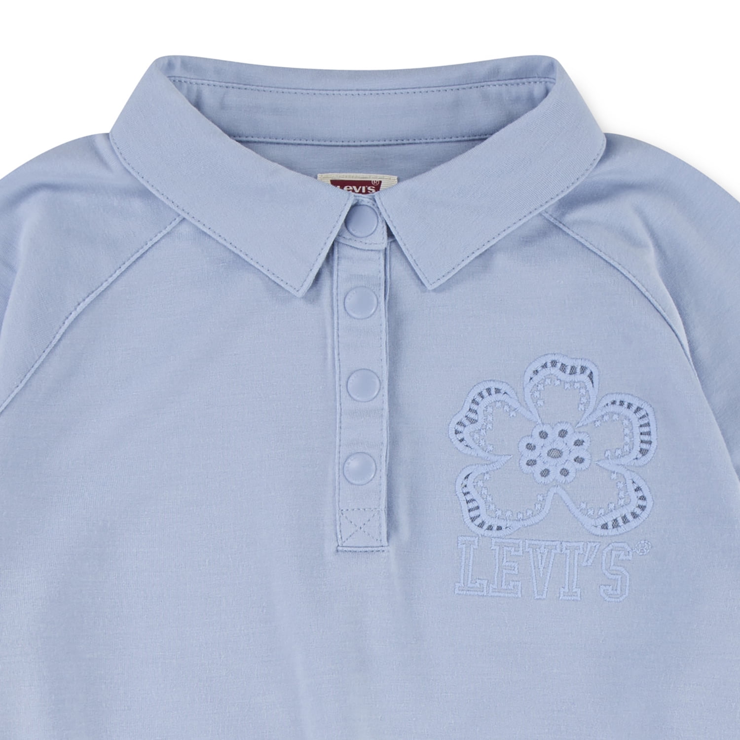 Levi's Girls Long Sleeve Collar Sweatshirt, Sizes 4-16