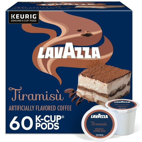Lavazza Tiramisu Keurig K-Cup® Pods, Light-Medium Roast, 100% Arabica (60 Pods)