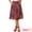 Burgundy, variant on DARING DIVA Women's Floral Print A-Line Midi Skirt Skirts S Black