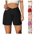 thumbnail image 2 of Womens Shorts 2025 Summer High Waisted Running Lined Workout Athletic Casual Jean Shorts S-2XL, 2 of 6