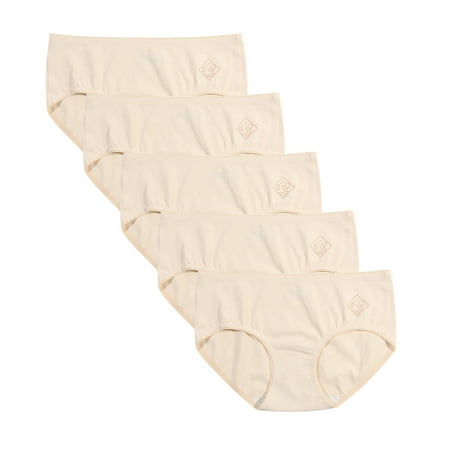 

Bowake Women s Sexy Thin Briefs In Solid Color With Non-Trace Mid-Waist Underwear 5PC please buy one or two sizes larger than normal