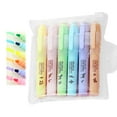 thumbnail image 4 of 6 Pcs/set Surligneur Couleur Bonbon Stylo Fluorescent Marqueur Ligne Fluorescente, 4 of 9