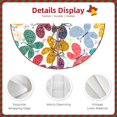 thumbnail image 3 of Fotbe Colorful Butterflies Pattern Christmas Tree Skirt, Tree Skirts Plush Christmas Decorations, Christmas Tree Skirts Xmas Decorations Holiday Party Decor-48", 3 of 6