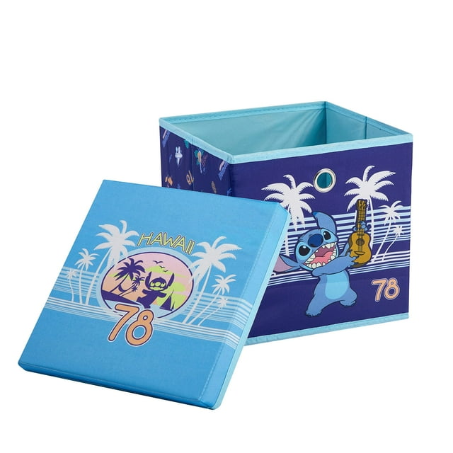 Cubo de almacenamiento Idea Nuova Lilo and Stitch 25 x 25 cm