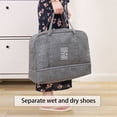 thumbnail image 4 of Ganfancp Travel Duffel Bag,Sports Tote Gym Bag,Shoulder Weeken-Der Overnight Bag ,Wet &Amp; Dry Separation Fitness Bag Hand-Held One-Shoulder Yoga Exercise Ofertas Del Día Sólo En Línea 1 Bolsa de Vi, 4 of 6