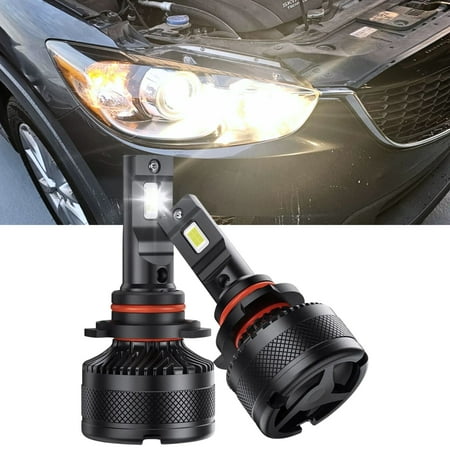 9006/HB4 Bulbs, HB4 Fog Lights 6000K Cool White IP67 Waterproof, Pack of 2