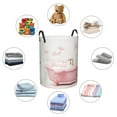 thumbnail image 6 of Daiia Cute Bathtub Round Laundry Basket with Handles Thickened Waterproof Circular hamper,Dirty Clothes Storage Basket for Bedroom,Bathroom,College Dorm-Small, 6 of 8